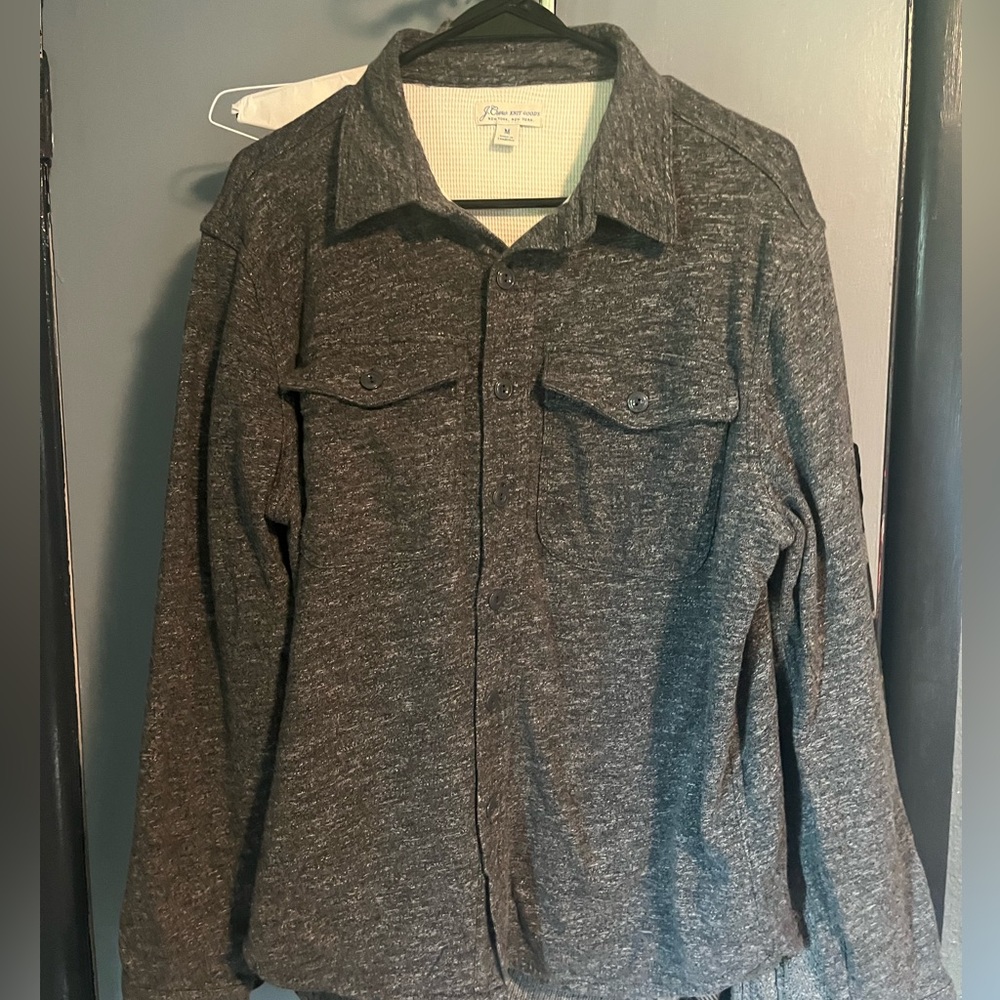 Waffle-lined garment-dyed Harbor shirt in plaid